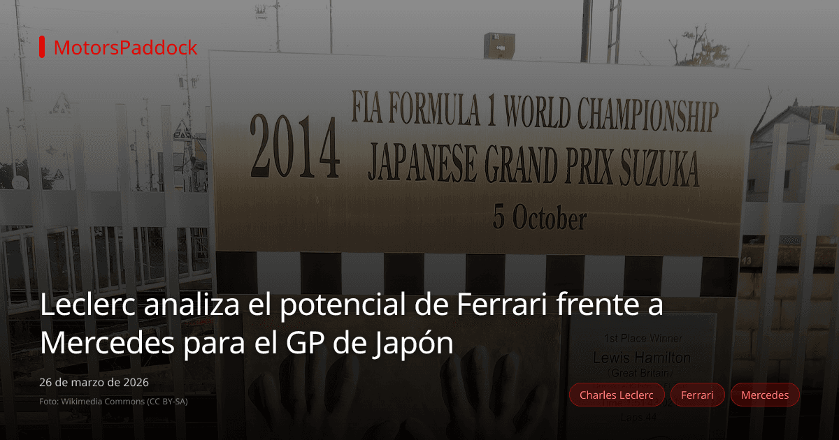 Leclerc analiza el potencial de Ferrari frente a Mercedes para el GP de Japón