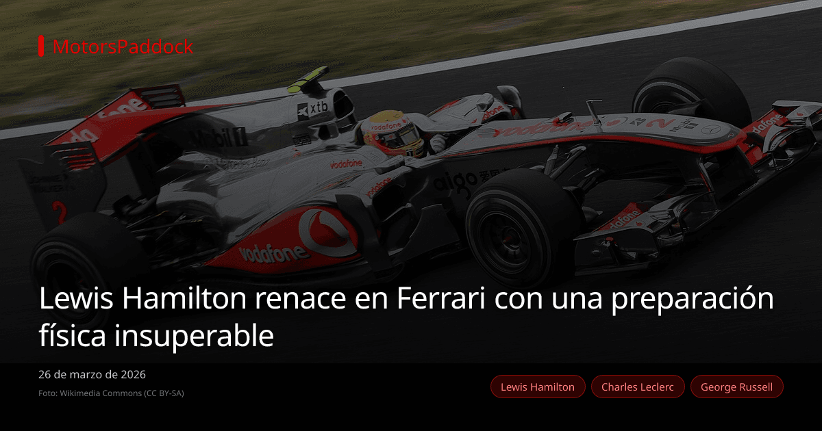 Lewis Hamilton renace en Ferrari con una preparación física insuperable