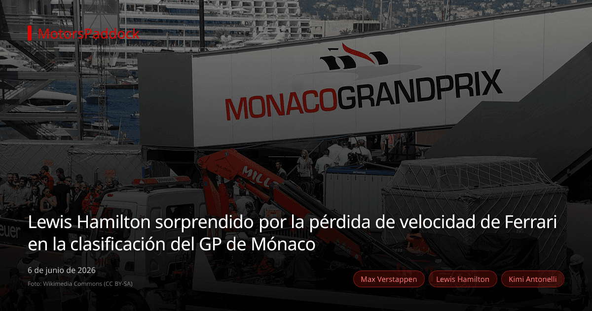 Lewis Hamilton sorprendido por la pérdida de velocidad de Ferrari en la clasificación del GP de Mónaco