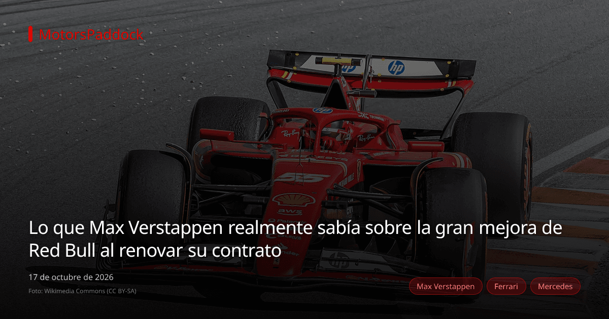 Lo que Max Verstappen realmente sabía sobre la gran mejora de Red Bull al renovar su contrato