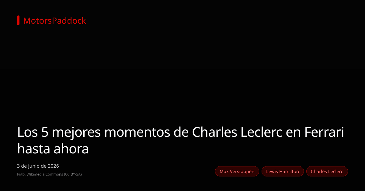 Los 5 mejores momentos de Charles Leclerc en Ferrari hasta ahora