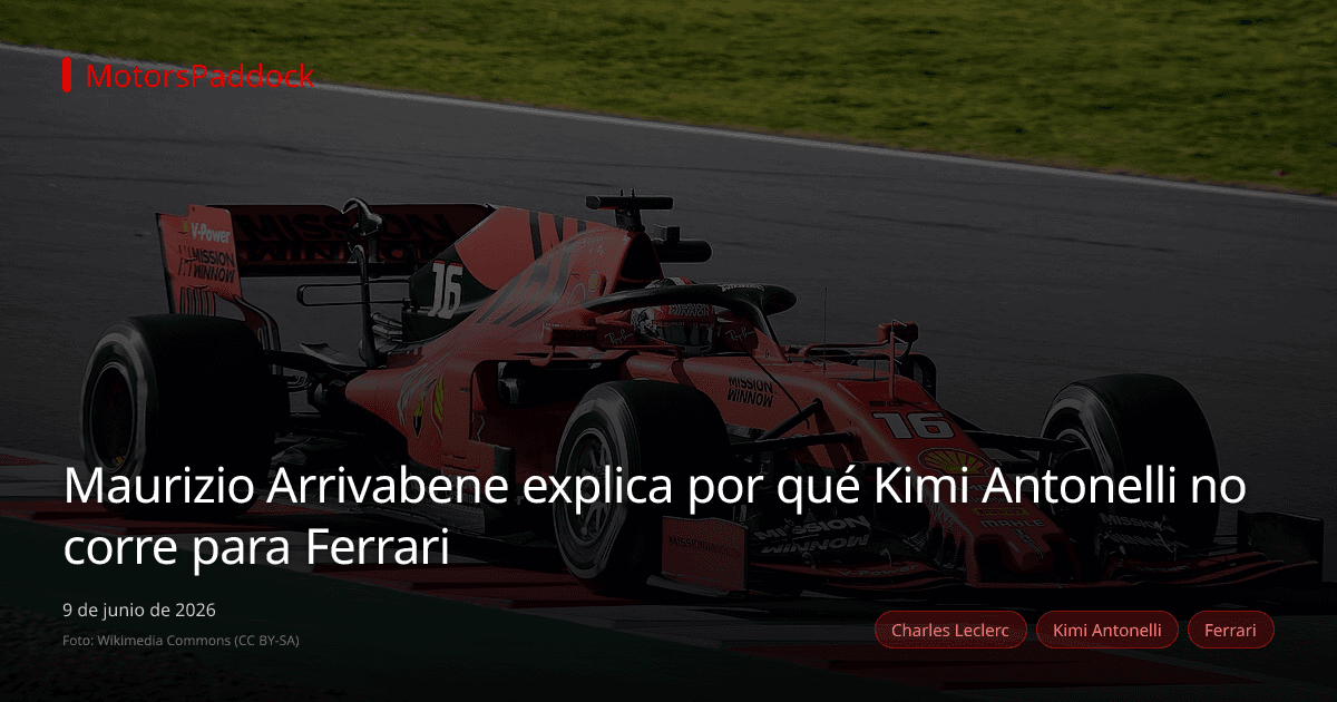 Maurizio Arrivabene explica por qué Kimi Antonelli no corre para Ferrari