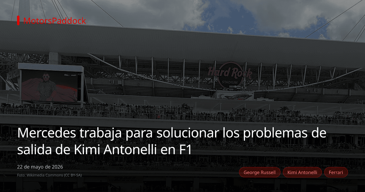 Mercedes trabaja para solucionar los problemas de salida de Kimi Antonelli en F1