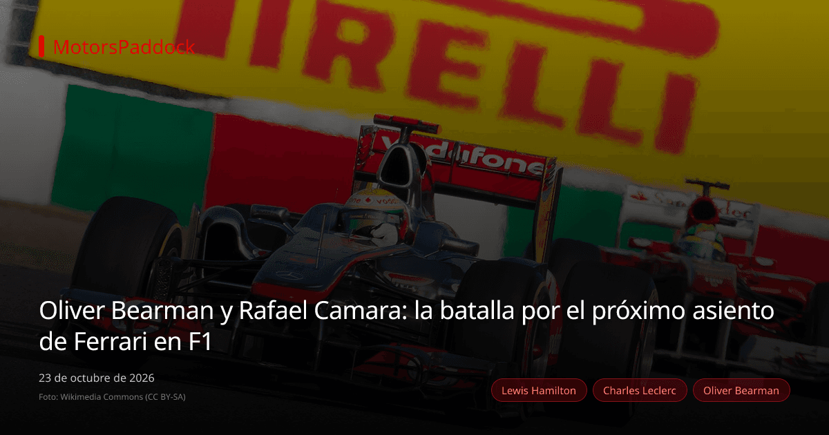 Oliver Bearman y Rafael Camara: la batalla por el próximo asiento de Ferrari en F1