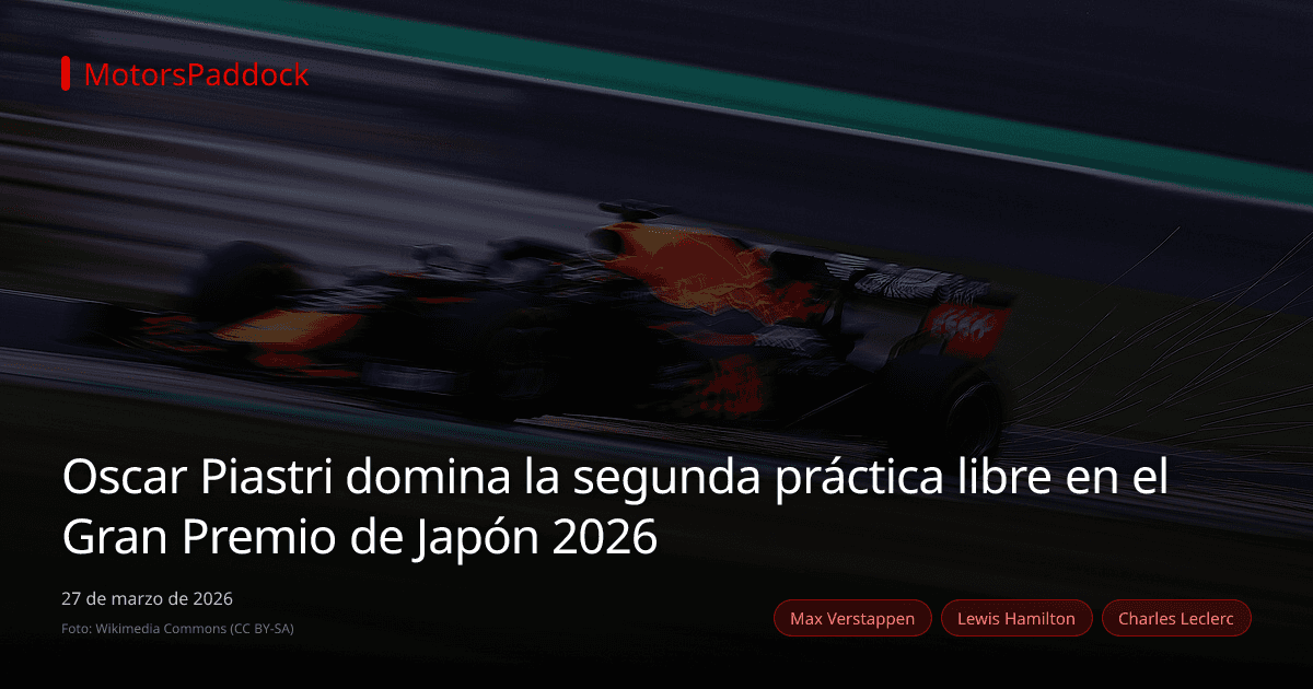 Oscar Piastri domina la segunda práctica libre en el Gran Premio de Japón 2026
