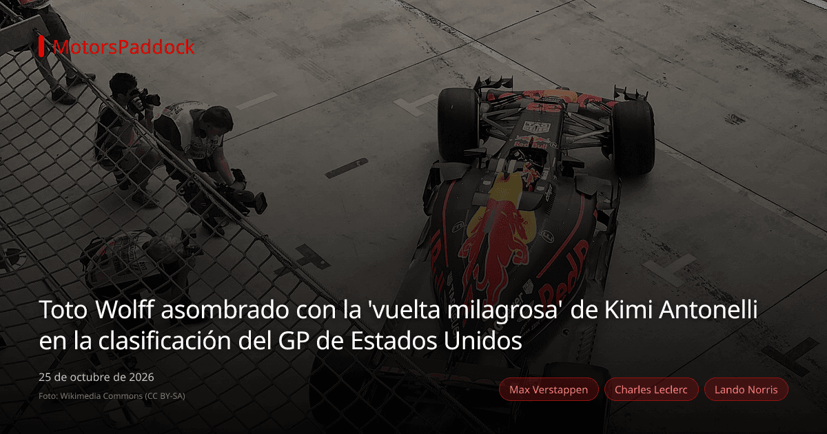 Toto Wolff asombrado con la 'vuelta milagrosa' de Kimi Antonelli en la clasificación del GP de Estados Unidos
