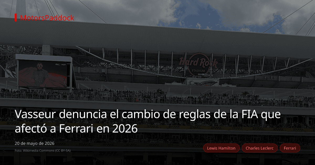 Vasseur denuncia el cambio de reglas de la FIA que afectó a Ferrari en 2026