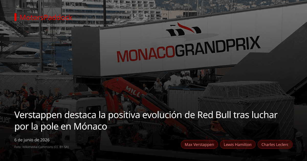 Verstappen destaca la positiva evolución de Red Bull tras luchar por la pole en Mónaco