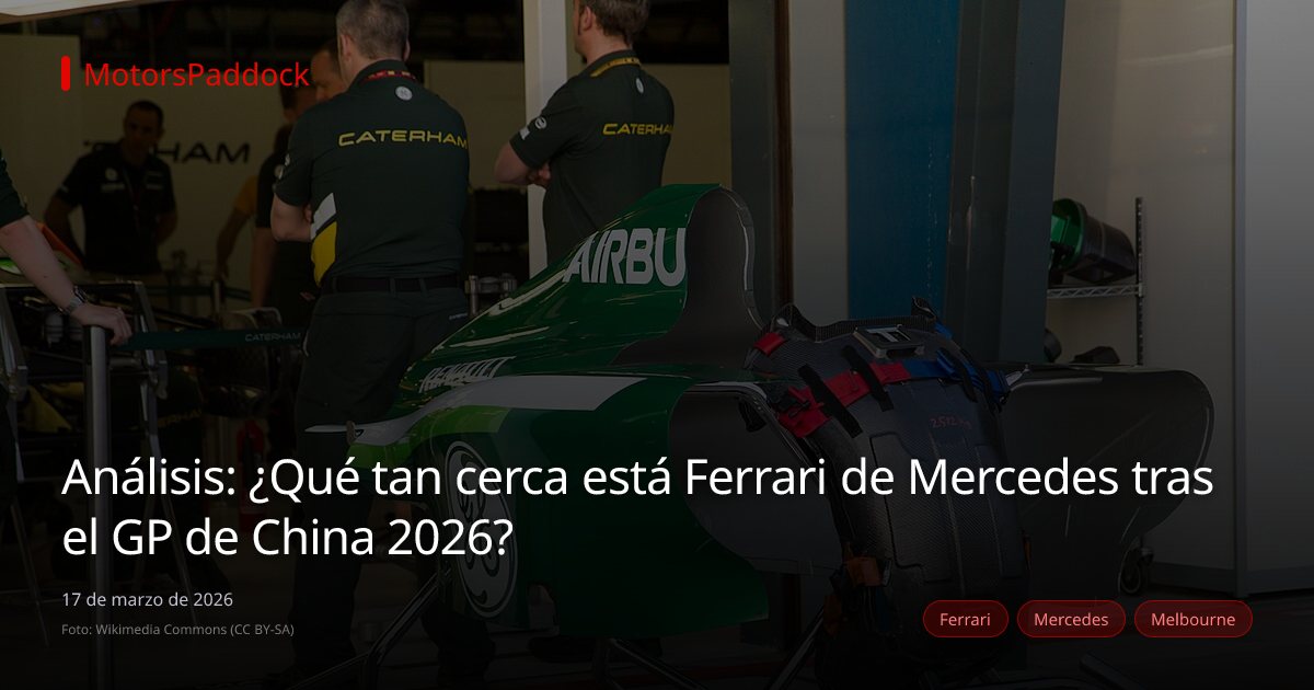 Análisis: ¿Qué tan cerca está Ferrari de Mercedes tras el GP de China 2026?