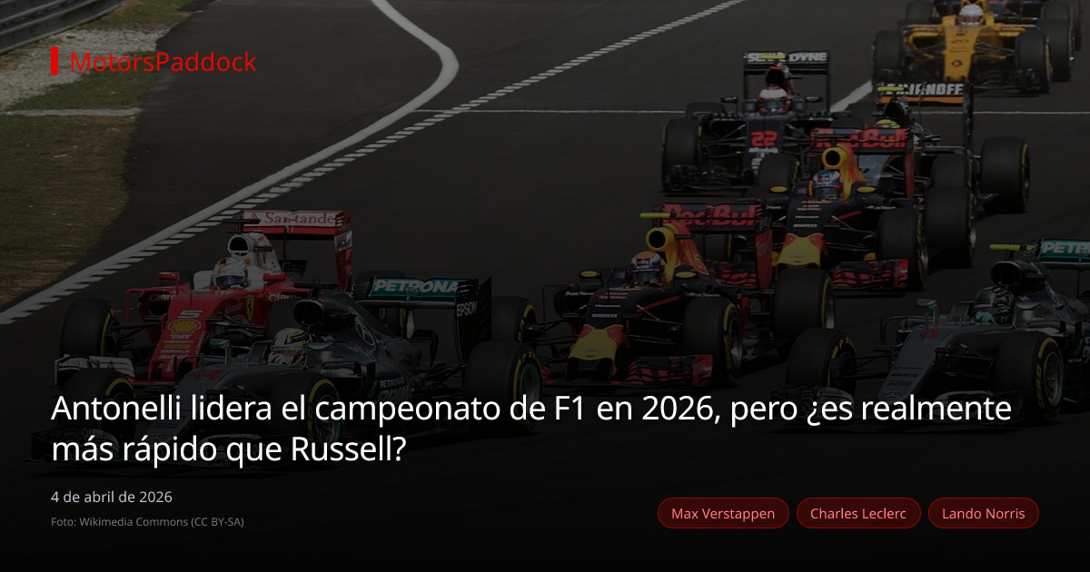 Antonelli lidera el campeonato de F1 en 2026, pero ¿es realmente más rápido que Russell?