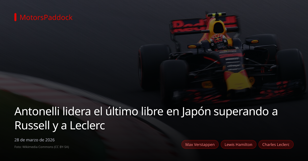 Antonelli lidera el último libre en Japón superando a Russell y a Leclerc