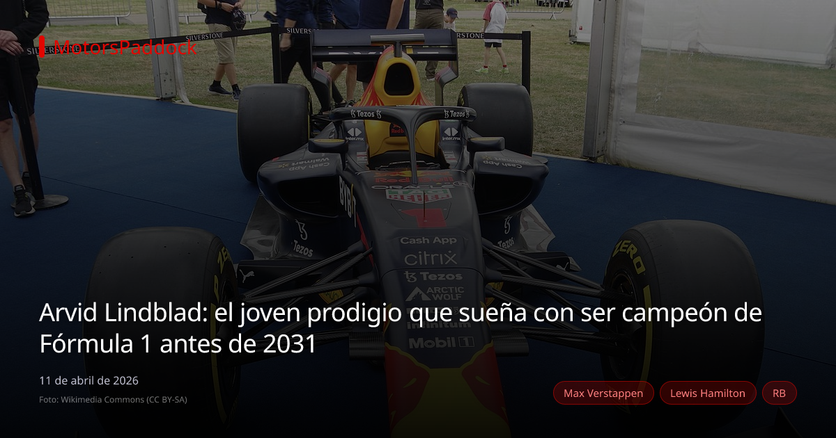 Arvid Lindblad: el joven prodigio que sueña con ser campeón de Fórmula 1 antes de 2031