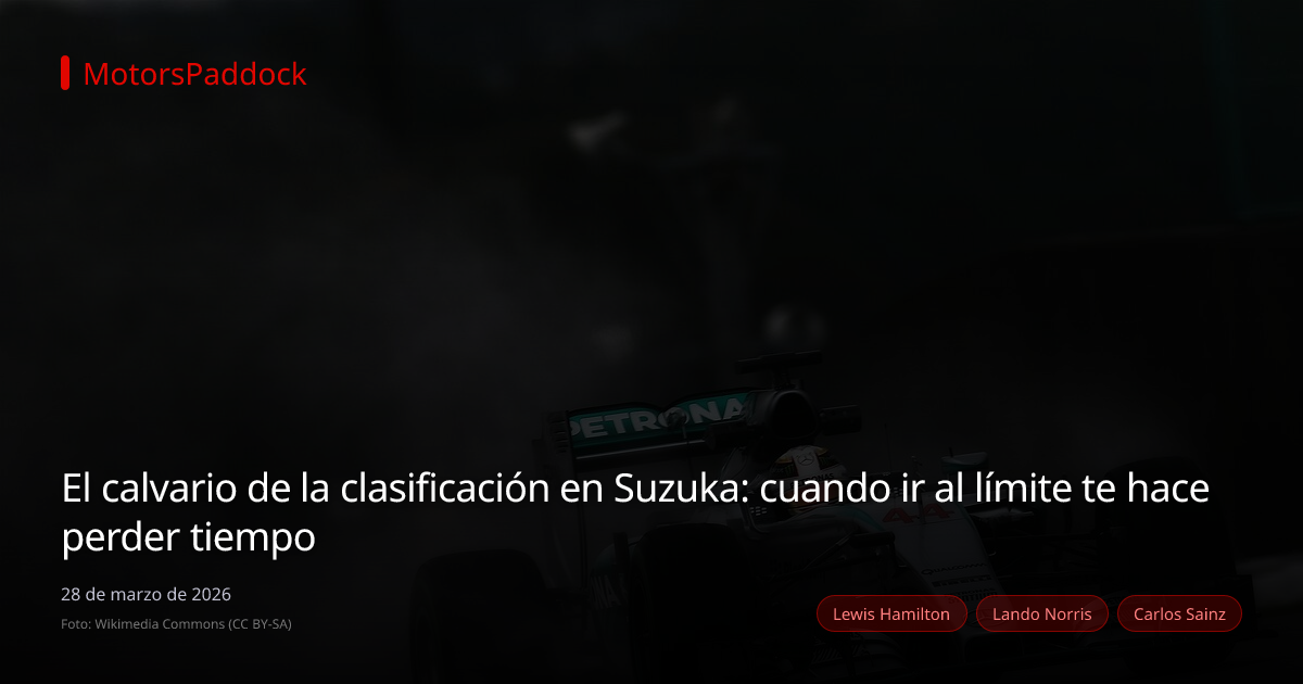 El calvario de la clasificación en Suzuka: cuando ir al límite te hace perder tiempo