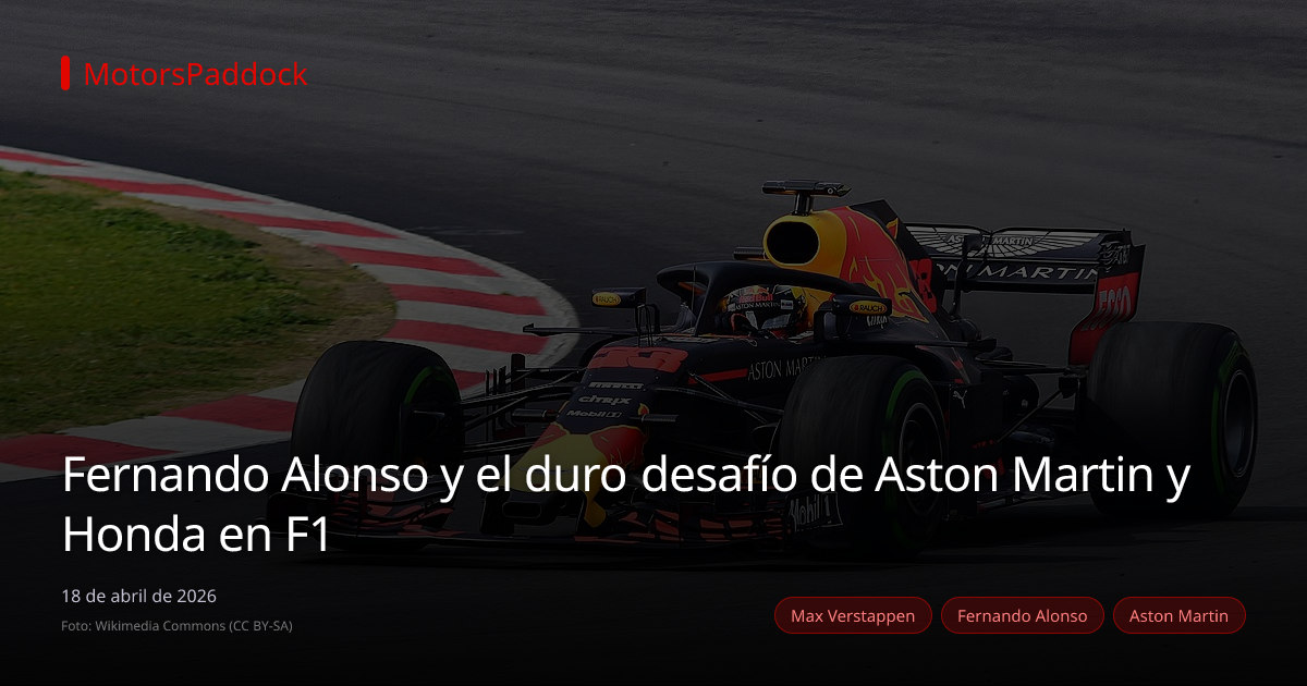 Fernando Alonso y el duro desafío de Aston Martin y Honda en F1