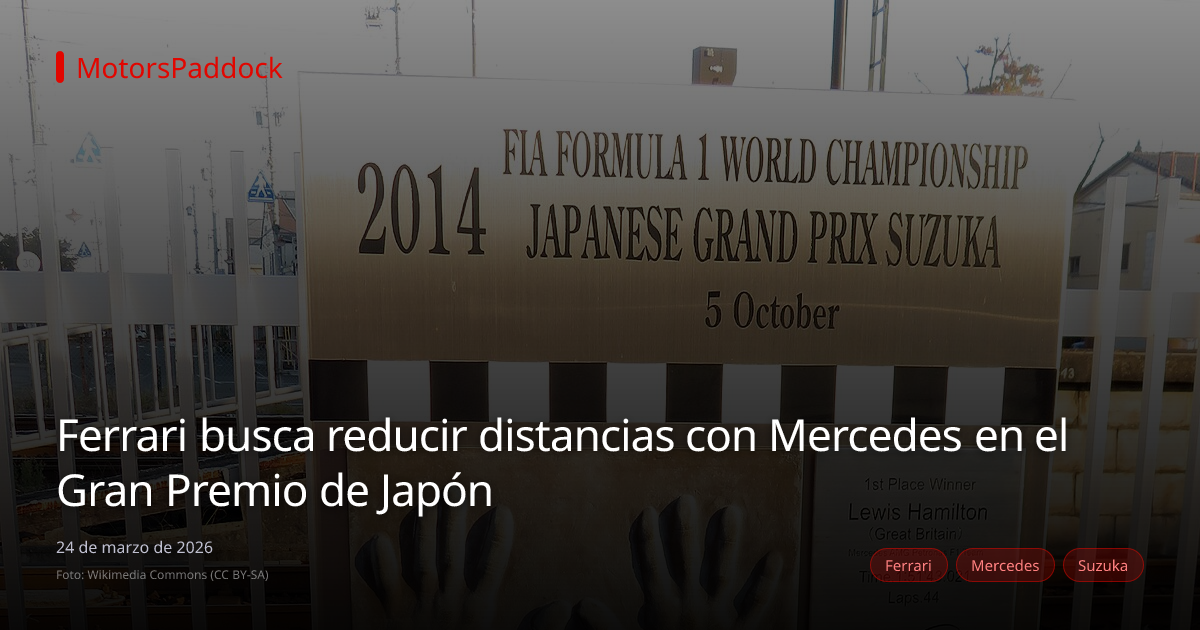 Ferrari busca reducir distancias con Mercedes en el Gran Premio de Japón