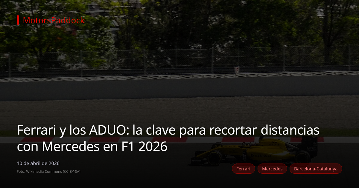 Ferrari y los ADUO: la clave para recortar distancias con Mercedes en F1 2026