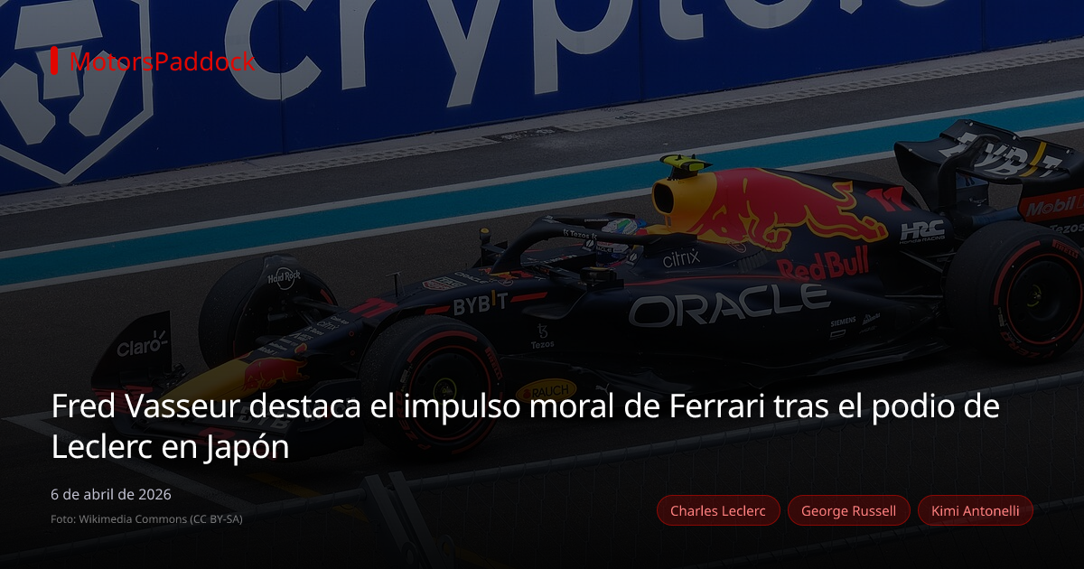 Fred Vasseur destaca el impulso moral de Ferrari tras el podio de Leclerc en Japón