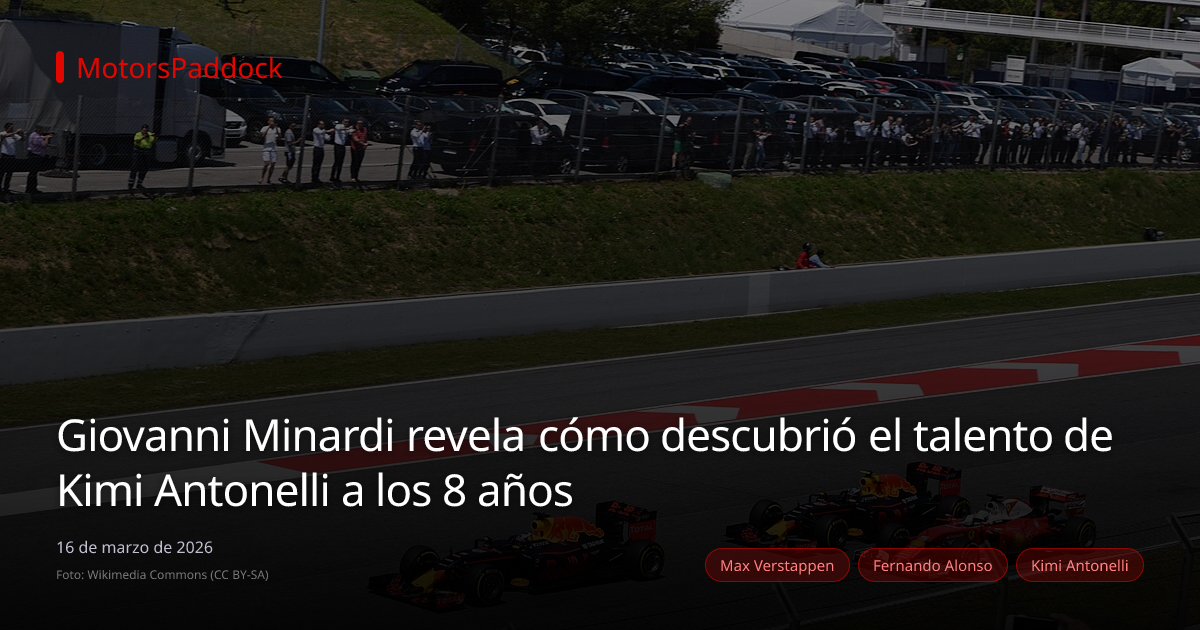 Giovanni Minardi revela cómo descubrió el talento de Kimi Antonelli a los 8 años