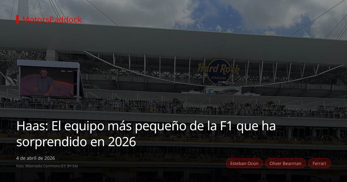 Haas: El equipo más pequeño de la F1 que ha sorprendido en 2026