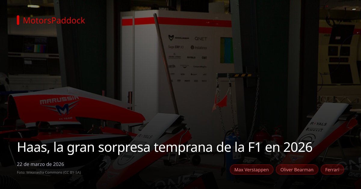 Haas, la gran sorpresa temprana de la F1 en 2026