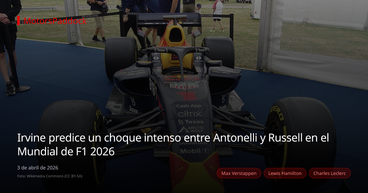 Irvine predice un choque intenso entre Antonelli y Russell en el Mundial de F1 2026