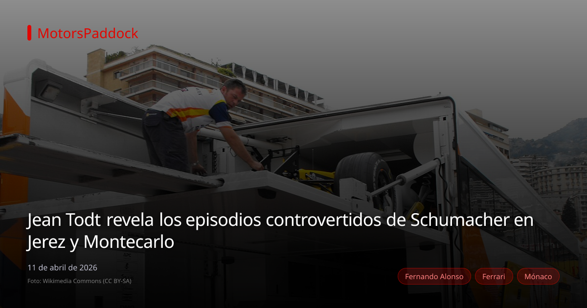 Jean Todt revela los episodios controvertidos de Schumacher en Jerez y Montecarlo