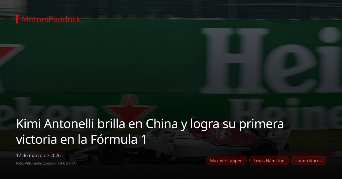 Kimi Antonelli brilla en China y logra su primera victoria en la Fórmula 1