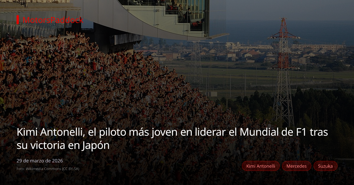 Kimi Antonelli, el piloto más joven en liderar el Mundial de F1 tras su victoria en Japón