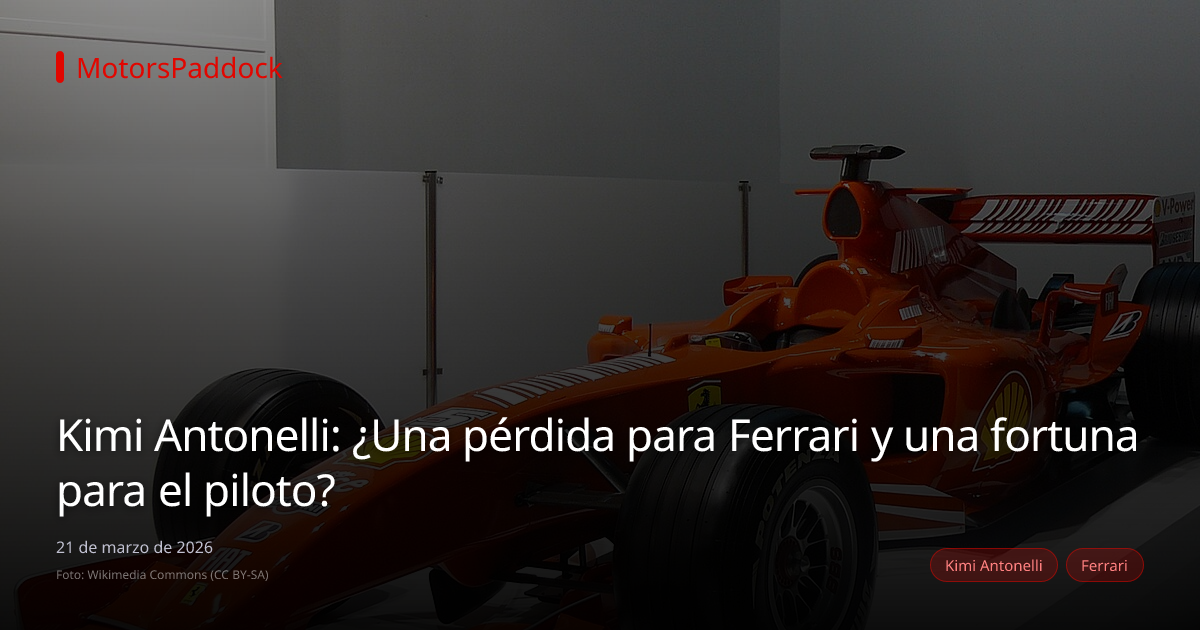 Kimi Antonelli: ¿Una pérdida para Ferrari y una fortuna para el piloto?