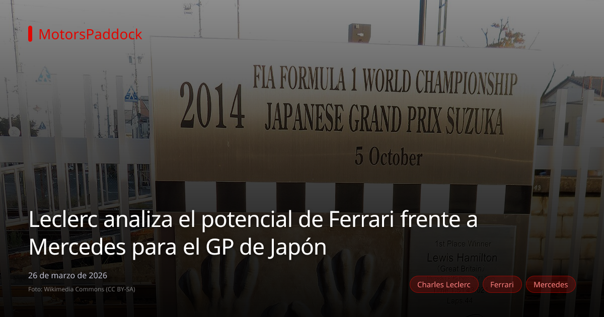 Leclerc analiza el potencial de Ferrari frente a Mercedes para el GP de Japón