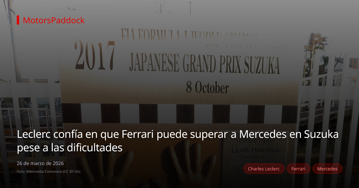 Leclerc confía en que Ferrari puede superar a Mercedes en Suzuka pese a las dificultades