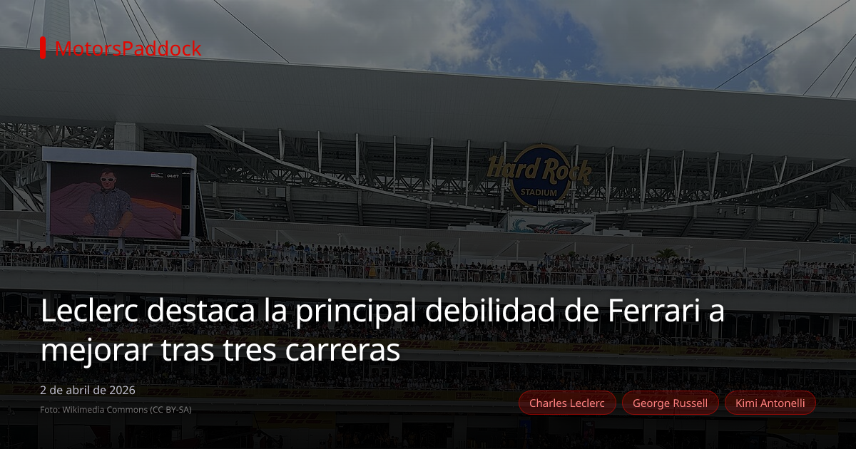 Leclerc destaca la principal debilidad de Ferrari a mejorar tras tres carreras