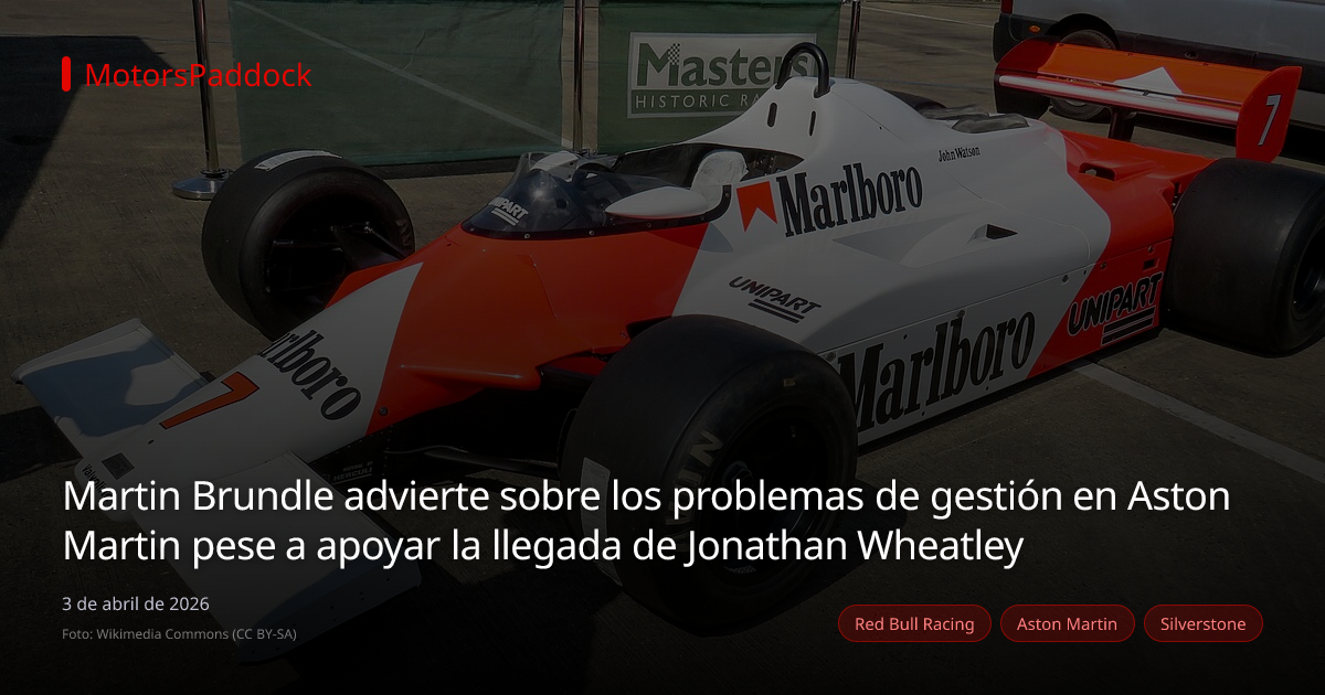 Martin Brundle advierte sobre los problemas de gestión en Aston Martin pese a apoyar la llegada de Jonathan Wheatley