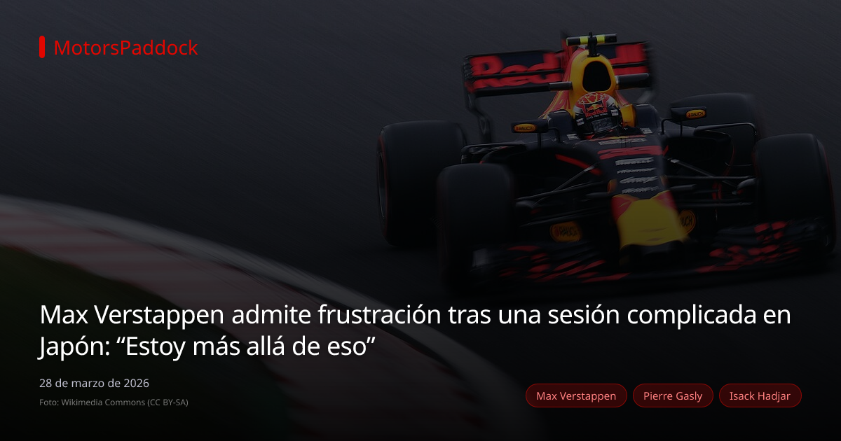 Max Verstappen admite frustración tras una sesión complicada en Japón: “Estoy más allá de eso”
