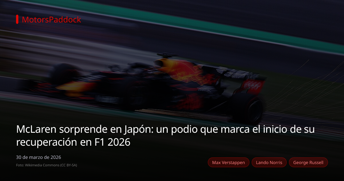 McLaren sorprende en Japón: un podio que marca el inicio de su recuperación en F1 2026