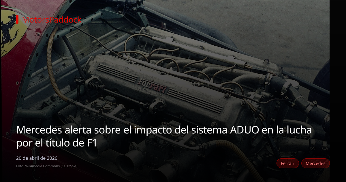 Mercedes alerta sobre el impacto del sistema ADUO en la lucha por el título de F1