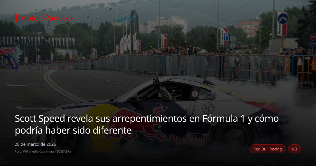 Scott Speed revela sus arrepentimientos en Fórmula 1 y cómo podría haber sido diferente