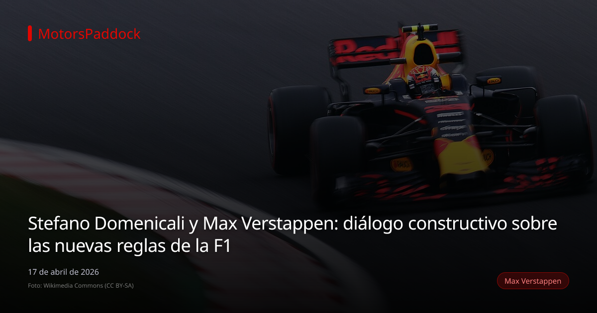 Stefano Domenicali y Max Verstappen: diálogo constructivo sobre las nuevas reglas de la F1