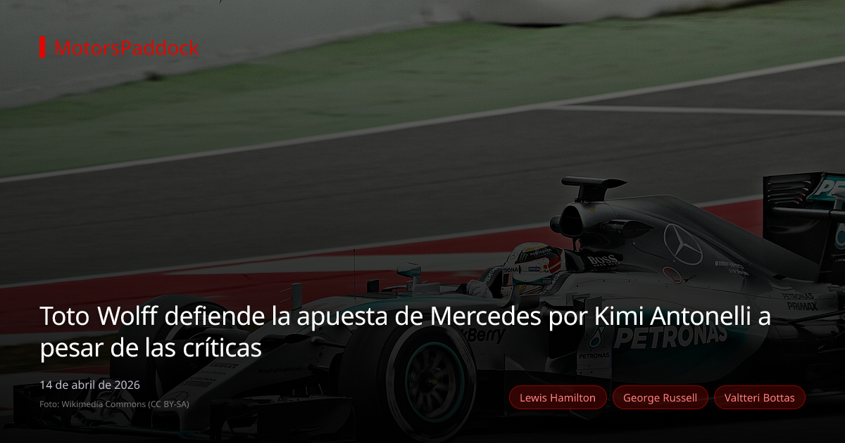 Toto Wolff defiende la apuesta de Mercedes por Kimi Antonelli a pesar de las críticas