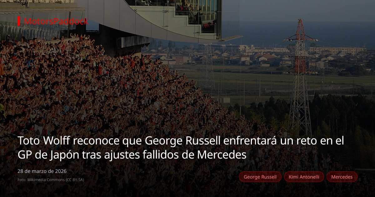 Toto Wolff reconoce que George Russell enfrentará un reto en el GP de Japón tras ajustes fallidos de Mercedes