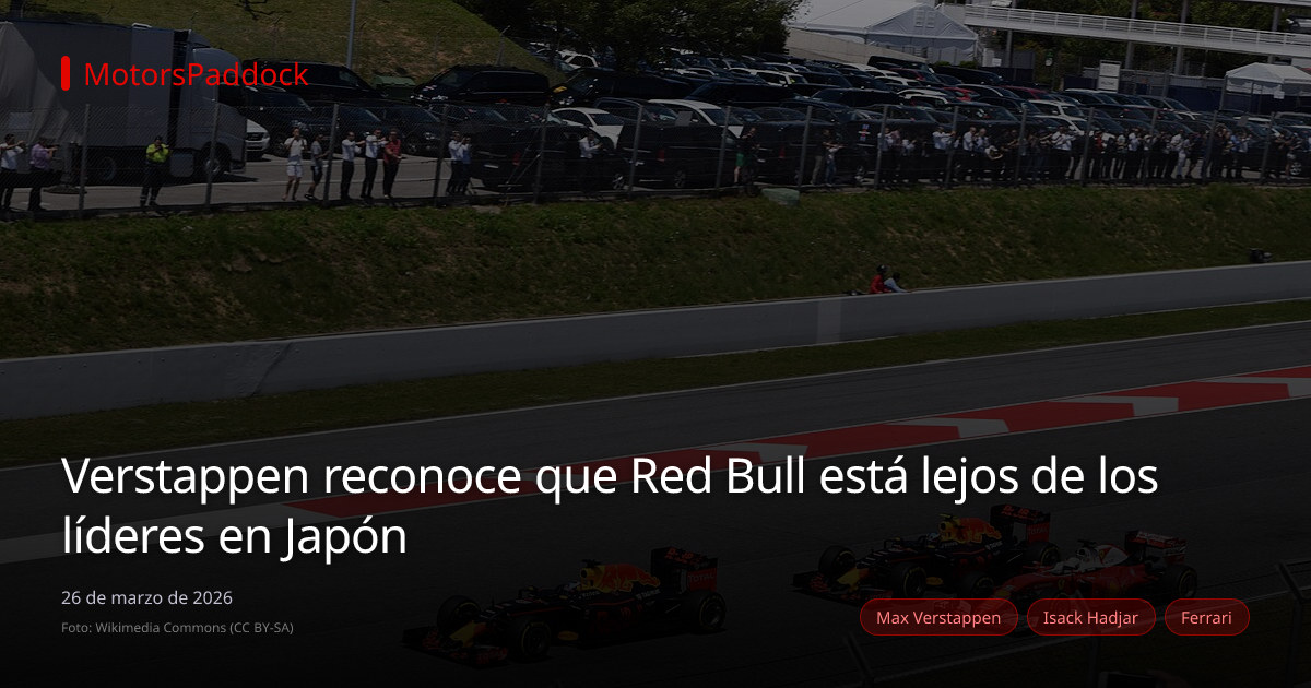 Verstappen reconoce que Red Bull está lejos de los líderes en Japón